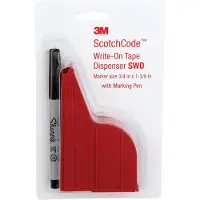 3M adercod disp s, 1 rollen tape, uitvoering inclusief kleuren-tape