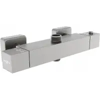 Mexen Cube thermostatische douchekraan, grafiet - 77250-66