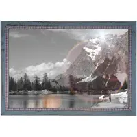 MCW Fotolijst T248, houten fotolijst, 36x51cm shabby look landhuis ~ grijs