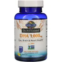 Elämän puutarha,Garden of Life - Dr. Geformuleerd DHA, 1000 mg (Citrus) - 30 Zachte Capsules