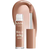 Nyx This Is Milky Gloss Vegan Lip Gloss 12 uur hydratatie - Cookies & Milk (Cool Beige Nude)