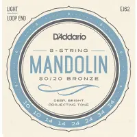 D'addario And Co EJ62 80/20 BRONZE MANDOLIN STRINGS LIGHT 10-34