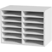 OEM Organizer - - KL-FC06 - 12 Compartimenten - Verstelbare Planken - EPA-gecertificeerd Wit