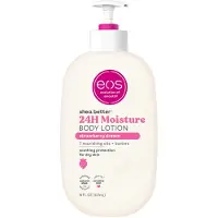 EOS Shea Better Body Lotion - Strawberry Dream, 24-Uur Hydratatie, Lichtgewicht & Vetteloos, Natuurlijke Shea, Vegan, 16 fl oz