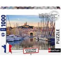 Nathan Puzzel - - Wandeling in de oude haven van Marseille - 1000 stukjes - 70 x 50 cm - Collectie Regio's van Frankrijk