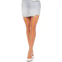 Leg avenue Regenboog gehaakte netpanty.