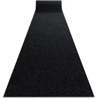 Rugsx Ruitenwisser anti slip per strekkende meter CEYLON extern, intern, op een rubber - anthracytkleuring 0923 200cm 200x360 cm