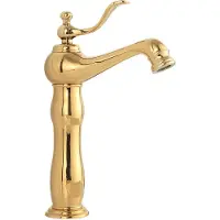 Mexen Vela hoge wastafelkraan, goud - 744510-50