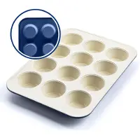 Leben greenLife Bakeware Gezonde keramische antiaanbak 12 cup Muffin en cupcake