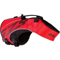 EzyDog X2 Boost Reddingsvest, geschikt voor boten en honden, paddleboard, superieur drijfvermogen, reddingsvest met handgreep (XL, rood)
