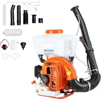 DUOKU Thermisch Rugspuiter--Motor 63 cc 2,1 kW-Benzine Mistgenerator met 16 L Reservoir-Systeem voor Spuiten