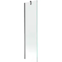 Mexen Next badwand scherm 1-delig 50 x 150 , transparant, kanonmetaal - 895-050-000-00-00-95