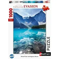 Nathan Puzzel - - Massief van de blauwe bergen - 1000 stukken - 70 x 50 cm - Gemengd