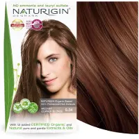 Naturigin Permanente Haarverf 6.34 Medium Koperblond Ammoniak- en Parabeenvrij Tot 100% Grijs Haar Dekking Langdurig Veganistisch Dierproefvrij
