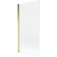 Mexen Mist badwand 1-delige 90 x 150 , transparant, goud - 8A9-090-001-50-00