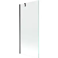 Mexen Next douchewand 1-delig 80 x 150 , transparant, zwart - 895-080-000-00-00-70
