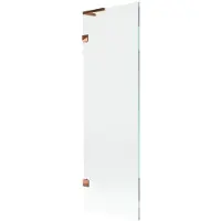 Mexen Lunar L badwand 1-vleugelig 60 x 150 , transparant, roze goud - 897L-060-000-60-00