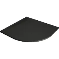 Mexen Bert halfronde douchebak SMC 80 x 80 , zwart - 4KR708080