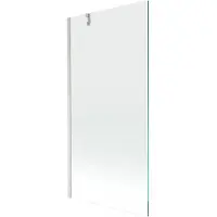 Mexen Next badwand 1-delig 90 x 150 , transparant, geborsteld nikkel - 895-090-000-00-00-97