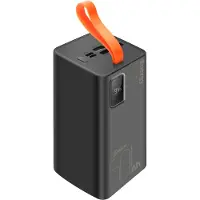 Obal:Me Powerbank 50000mAh EnergyPulse USB-A/USB-C PD 22,5W met digitale display, Zwart