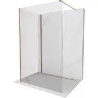Mexen Kioto douchewand Walk-in 90 x 80 , transparant, roze goud - 800-090-212-60-00-080