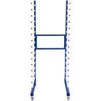 Monster Combi Spray Droogrek Blauwe Trolley Eco Verfwerkplaats Houtbewerking Droge Opslag 4 360 Graden Wielen Mobiel 15 Lagen 25kg Per Laag 375kg Totale Capaciteit Verstelbare Breedte 182 H x 35/65 B x 59 D