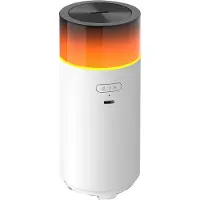 Jojomino LED-lichtbevochtiger Aromatherapiemachine USB Stille etherische olie diffuser Nachtverneveling Lucht Wit
