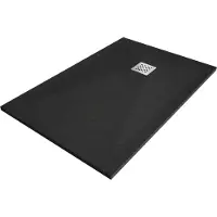 Mexen Stone+ rechthoekige composiet douchebak 130 x 80 , zwart - 44708013