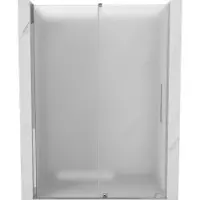Mexen Velar schuifdouchedeur 150 , matglas, chroom - 871-150-000-31-01