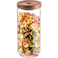 Kadax 3x Glazen bak met deksel 950ml <20> <12
