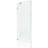 Mexen Lunar badwand eenvleugelig 70 x 150 , transparant, geborsteld nikkel - 897-070-000-97-00