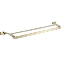 Mexen Rino dubbele handdoekhouder, goud - 7027025-50