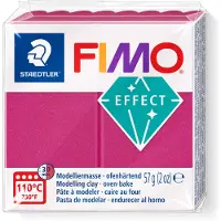 Staedtler Modelleerklei, FIMO effect, bordeaux metallic – voordeelverpakking met 6 stuks