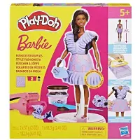 Play-Doh Barbie Fashionista-franjes - Speelset met Pop - Boetseerklei