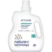 ATTITUDE Vloeibare Wasmiddel, EWG Geverifieerd, Vegan en Plantaardig, 40 Wasbeurten, 6