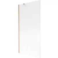 Mexen Next badwand 1-delig 90 x 150 , strepen, geborsteld koper - 895-090-000-00-09-65