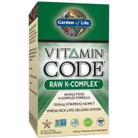 Elämän puutarha,Garden of Life , Vitamine Code, RAW K-Complex, 60 Vegan Capsules