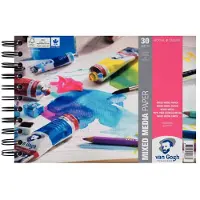 Van Gogh Spiraalgebonden blok met Mix Media-papier 30 vellen 300 g formaat 21 x 14,8 cm (A5)