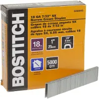 Bostitch Kroon Nietjes, Smal, 1 x 7/32-Inch, 18GA, 5000-Pack (SX50351G)