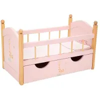 Munecas Arias Nature Bed With Drawer Roze Kinderen
