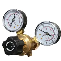 Tlily Drukregelaar Reducer CO2 Lasgasfles met dubbele manometer