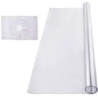 DUOKU Plastic Tafelkleed--PVC Doorzichtig Bureauonderlegger 40 x 60 inch-Rechthoekige Tafelbescherming 1,5 mm dik