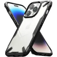 Ringke Fusion-X [Antikras dubbele coating] Compatibel met iPhone 14 Pro Max hoesje 6,7 inch Augmented Bumper Heldere harde achterkant Heavy Duty scho