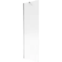 Mexen Next badwand scherm 1-vleugelig 60 x 150 , strepen, chroom - 895-060-000-00-09-01
