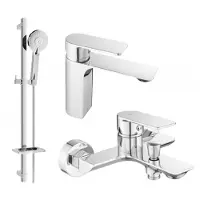 Mexen Alexa DQ40 badset, chroom - 71203DQ40-00