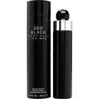 Perry Ellis 360 Black for Men Eau De Toilette Spray 6.8 Ounce