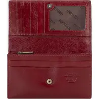 WITTCHEN Italy Collection - Grote Portemonnee - Rood - Gladde Lederen Afwerking - Elegant Ontwerp