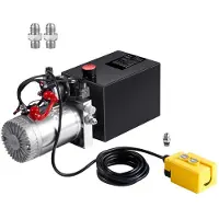 DUOKU Hydraulische Pomp--6 pinten-Dubbele Actie Voedings Eenheid-Stroom van 0,91 GPM-Maximale Druk van 3200 PSI