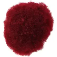Exogio Afrikaanse Afro Bordeaux Pruik Pluizige Krullende Braziliaans Haar Korte Modieuze voor Meisjes