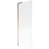 Mexen Next L badwand 1-delig 70 x 150 , strepen, roze goud - 895-070-000-03-09-60